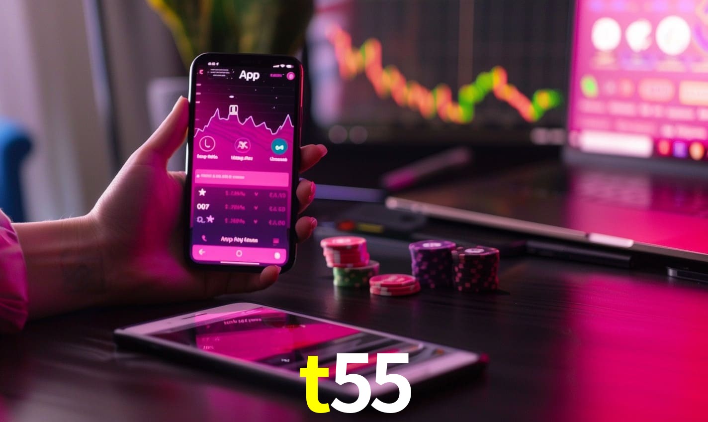 Recursos Exclusivos do App t55 - Modo Offline, Login Biométrico
